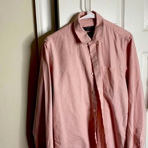 Medium Pink Button down